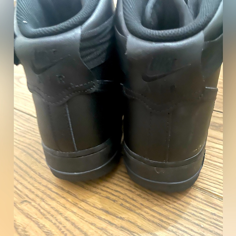 Nike Air Force 1 High '07 Triple Black CW2290-001 Basketball Shoes Men's Sneaker - Picture 5 of 7